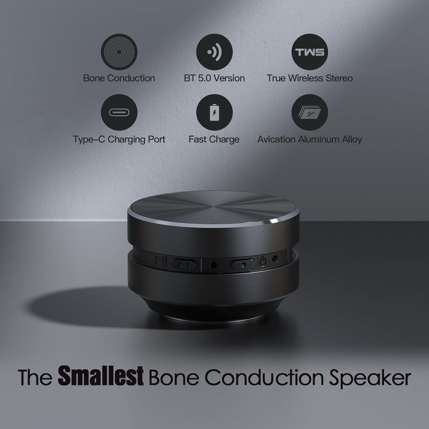 Bluetooth Speaker Bone Conduction Portable Wireless